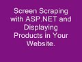 Screen Scraping  with ASP.NET