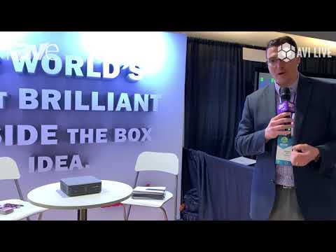 AVI LIVE: WolfVision Shows All-in-One Networked Solution, a Brilliant Inside-the-Box Idea