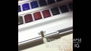Painting Timelapse - Forest Anime Girl