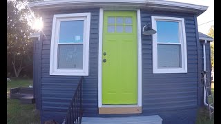 Tiny House Day 18:Lime Green Doors!