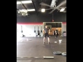 5 rep hang power clean #275