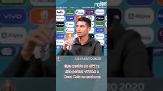 Cristiano Ronaldo Agua, Coca Cola No