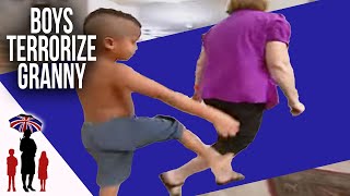 Mom Expects Grandma To Look After Her Violent Boys | Supernanny