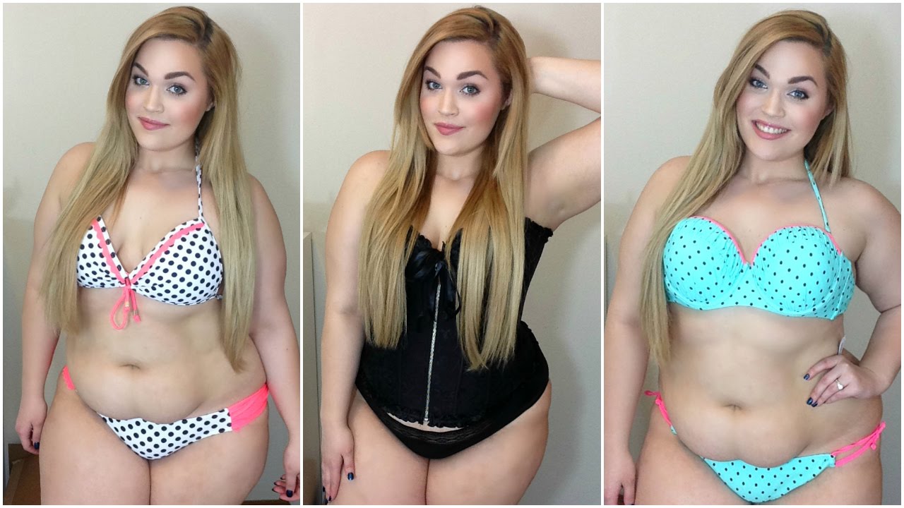 Chubby girls in very tiny bikinis