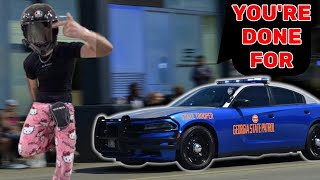 Dancing Moto Situation Is Crazy Tiktok Biker Runs From Georgia State Patrol... They Ran Him Over