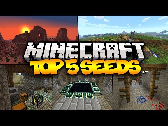 TOP 5 MINECRAFT SEEDS! (1.8) - 2015 (HD)
