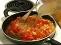 Shrimp & Scallop Seafood Pasta Recipe : Adding Tomato & Broth to Shrimp & Scallop Seafood Pasta