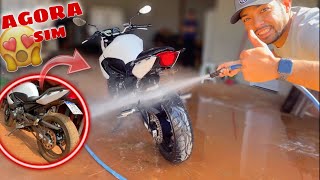 A Primeira Vez Lavando A Minha Xj6 Estava Suja Demais