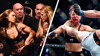 Ronda Rousey Before & After Fighting Holly Holm