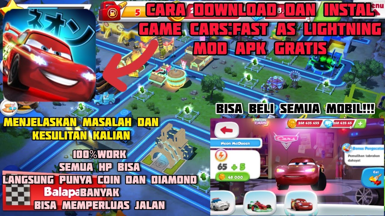 CARA DOWNLOAD DAN INSTAL GAME CARS:FAST AS LIGHTNING MOD CARA DOWNLOAD DAN INSTAL GAME CARS:FAST AS LIGHTNING MOD