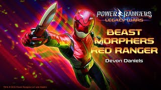 Power Rangers Legacy Wars Beast Morphers Devon Daniels - Beast Morphers Red Ranger Moveset