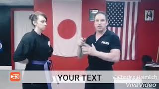 karate Training to disarm weapon