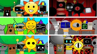 Incredibox - Sprunki But Mix Mr Sun And Funbot And Mr Fun Computer And Mr Tree In All Different Mods
