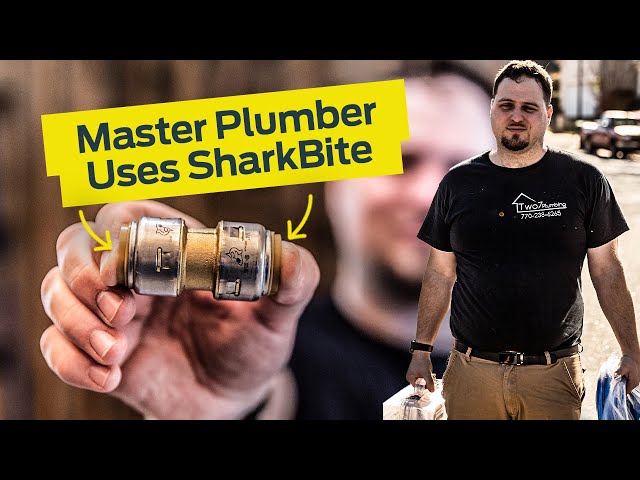 Watch Peter Joseph Uses SharkBite Max for Residential Plumbing Job on YouTube.