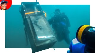 I Found 2 GUNS Underwater IN SAFE while Scuba Diving! (Police Called)