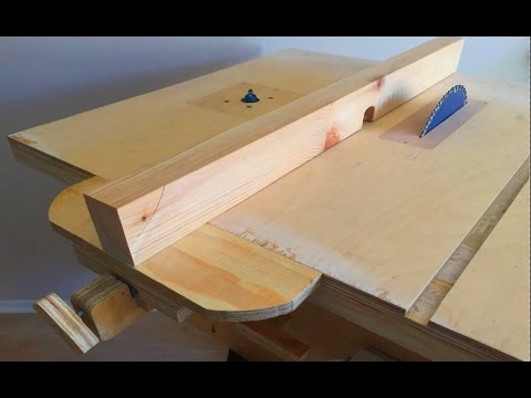 Making a Homemade Table Saw Fence & Router Table Fence -Tezgah Testere Paralellik Mesnedi