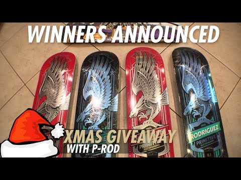 Paul Rodriguez l Christmas Giveaway Winners Announced!