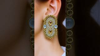 Elegant Kundan Stud Earrings Latest Trending Design 2025