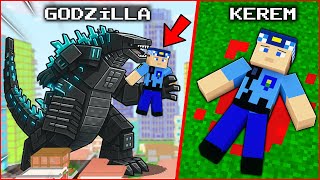 Dev Godzi̇lla Kerem Komi̇seri̇ Öldürdü - Minecraft Zengi̇n Faki̇r Hayati