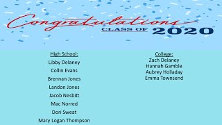 Graduate Recognition - Class of 2020