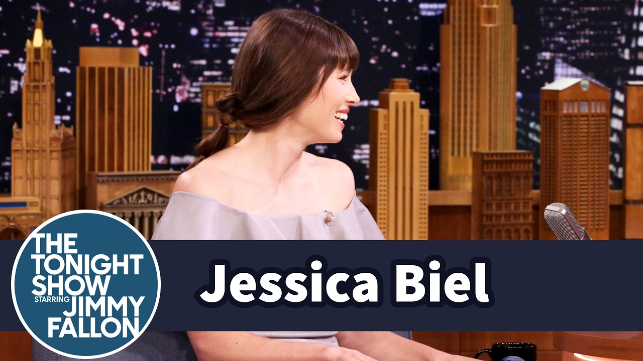 Jessica biel jimmy kimmel live photo