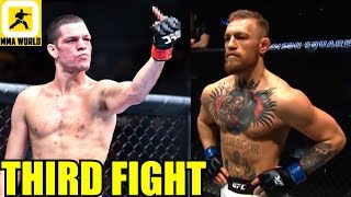 UFC is hoping Nate Diaz beats Pettis so that they can make Conor McGregor-Nate Diaz 3,khabib trains