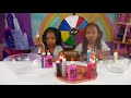 DO NOT DO 3 GLUE SLIME CHALLENGE CLOSE TO 3AM Glow in the dark Elmers Slime