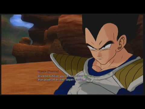 Dragonball Raging Blast - Saiyan Saga: Battle 9 -Goku vs Vegeta- An Earth 