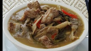 How To Make Gang Het Nong Far Sai Gaduk Moo Laos Food วธทำ แกงเหดนางฟา ใสกระดกหมออน ของลาว