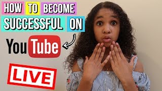🔴 LIVE - HOW TO BE A SUCCESSFUL YOUTUBER | Inspiring Vanessa
