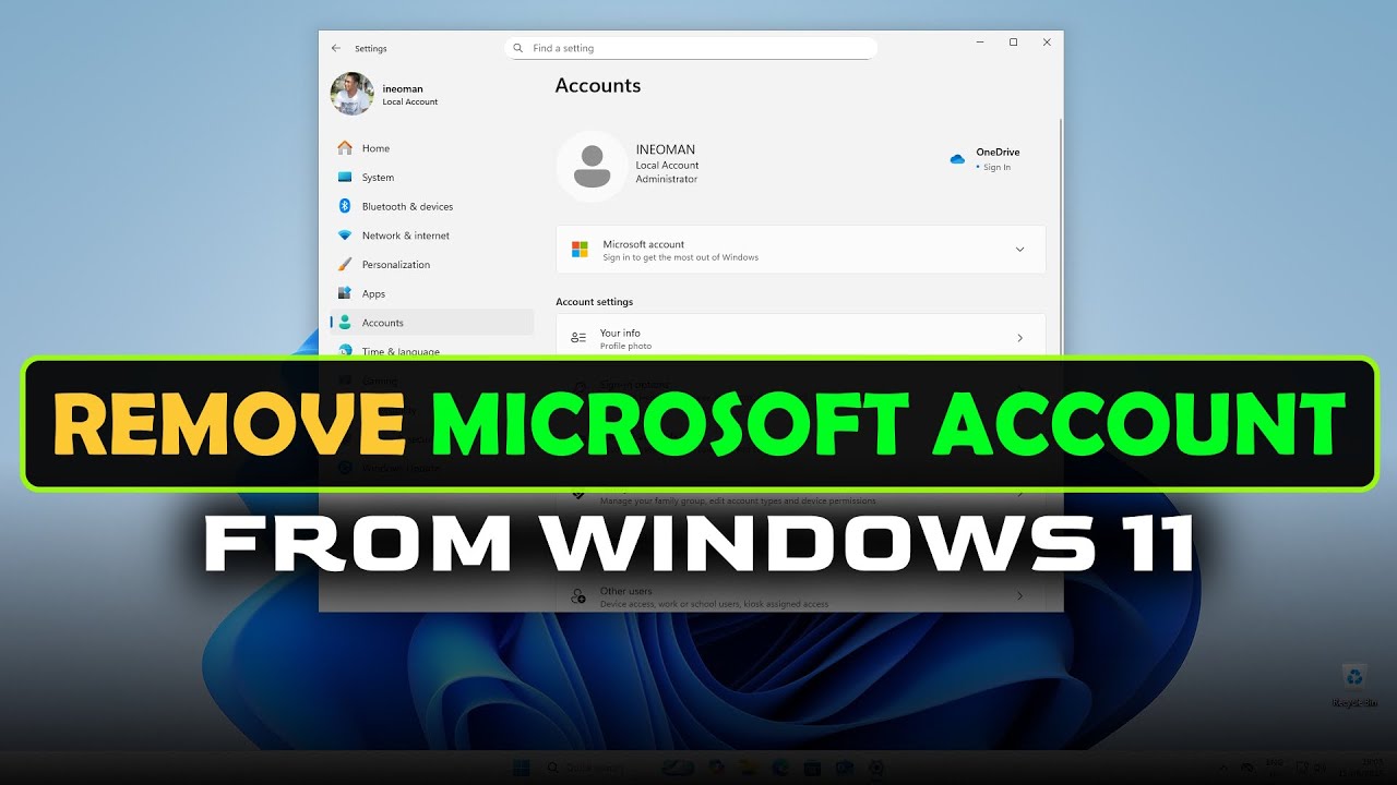 How To Create Local Account On Windows 11 | How To How To Create Local Account On Windows 11 | How To