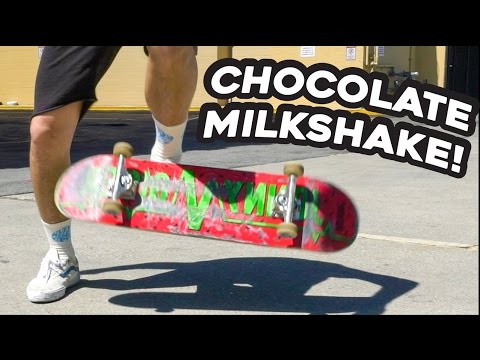 THE CHOCOLATE MILKSHAKE!! *Easy Skateboard Trick for Beginners!*