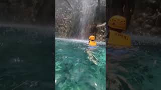 Waterfall In A Cave In Cancun, Mexico