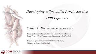 Developing a Specialist Aortic Service - RPA Experience