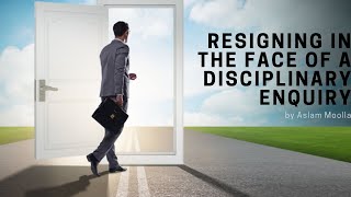 L204 Resigning In The Face Of A Disciplinary Hearing A Labour Appeal Court Case