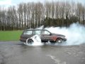 Ford Sierra Turnier Burnout