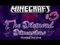 "BURNED ALIVE!" | Diamond Dimensions Modded Survival #3 | Minecraft