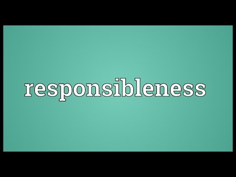 Header of responsibleness
