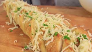 La Piazza Wood Burning Oven - Garlic Cheese Bread