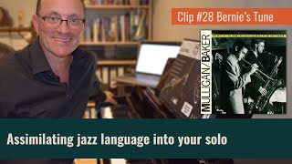 Clip #28 (Bernie's Tune) Gerry Mulligan lick