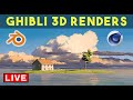 Create Studio Ghibli Art in Cinema4D & Blender (with Peter France)