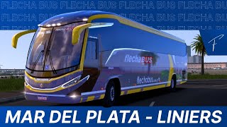 Mar Del Plata - Liniers Marcopolo G8 1200 Flecha Bus Mapa Ceibo 1.54 Euro Truck Simulator 2