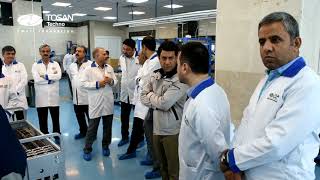Bank Melli Iran Senior Executives Visited Tosan Techno Production Site