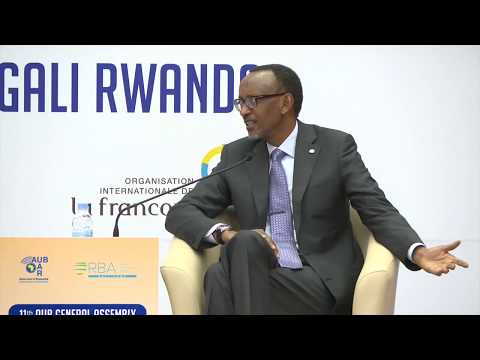 President Kagame speaks at the 11th General Assembly of the African Union of Broadcasting