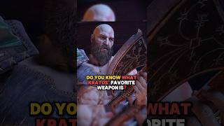 Whats Kratoss Favorite Weapon?