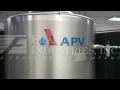Crepaco 350 GAL Jacketed 304 Stainless Steel Mix Tank