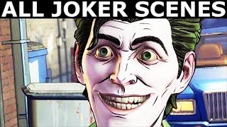 All Joker Scenes - Batman Telltale Season 2 The Enemy Within No Commentary