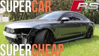 I Bought A Wrecked Audi Rs7 Salvage Supercar For Cheap I Bought A Wrecked Audi Rs7 Salvage Supercar For Cheap