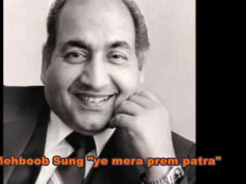 YEH MERA PREM PATRA PADHKAR....SUNG BY MEHBOOB ALI.flv
