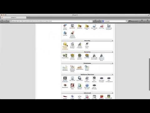 Gambar web hosting control panel demo